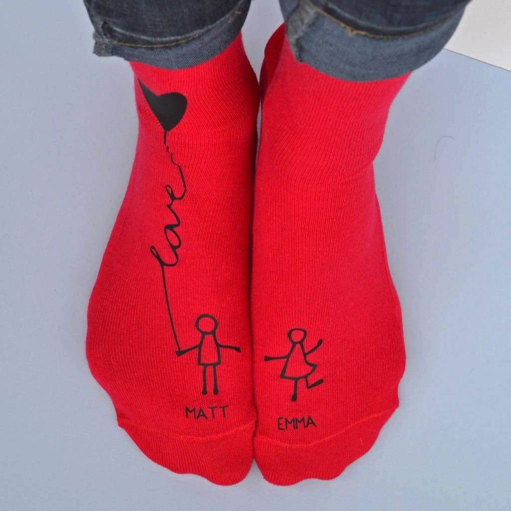 Personalised Gift Socks - Me And You, Socks, - ALPHS 