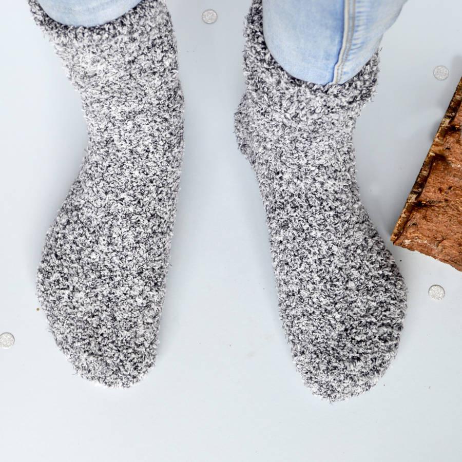 Super Soft Men's Slipper Socks, slippers, - ALPHS 