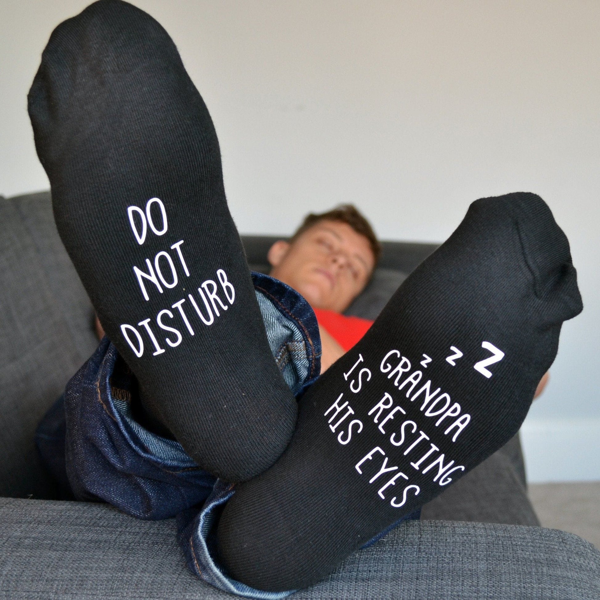 Do Not Disturb Resting Eyes Socks, socks, - ALPHS 