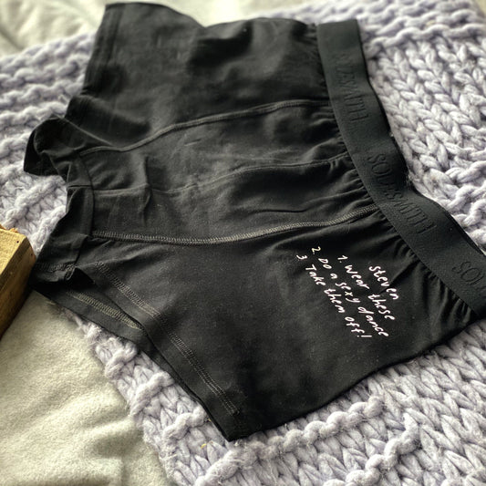 Sexy Dance Instructions Personalised Underwear