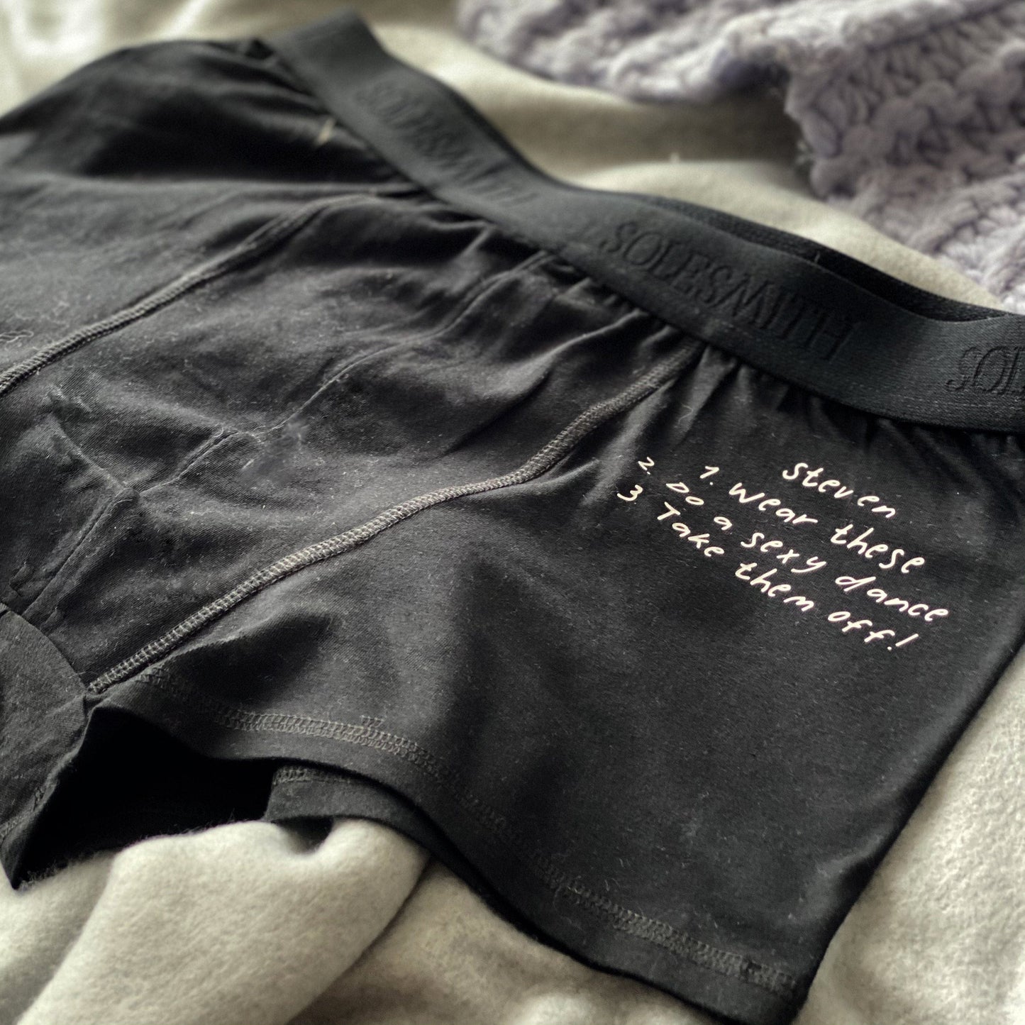Sexy Dance Instructions Personalised Underwear