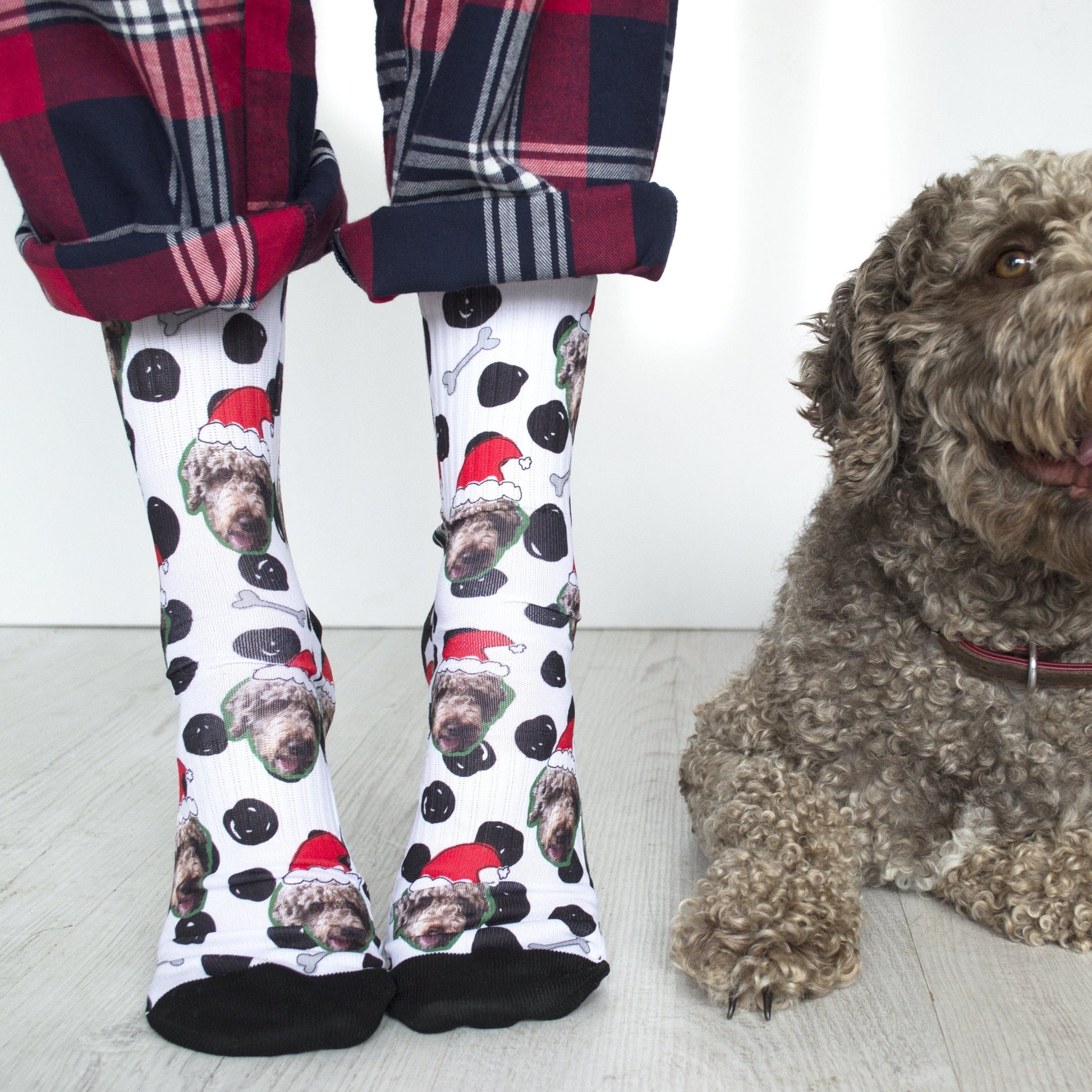 Personalised Christmas Dog Pet Photo Socks, Socks, - ALPHS 