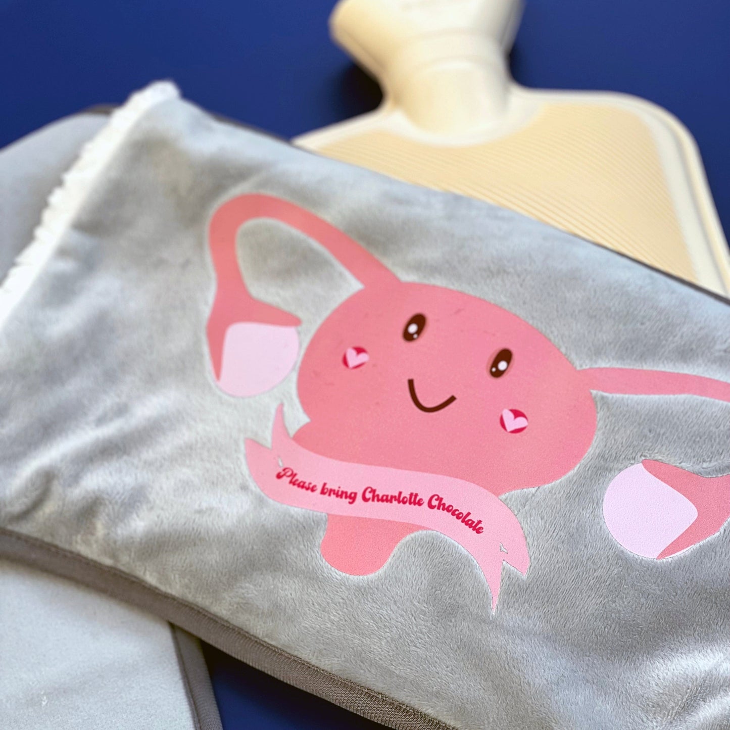Wearable Hot Water Bottle With Uterus Design