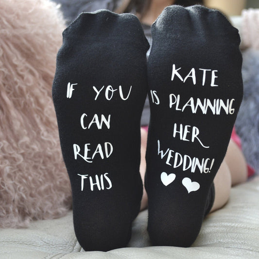 Personalised Gift Socks - Wedding Planning, Wedding, Socks, - ALPHS 
